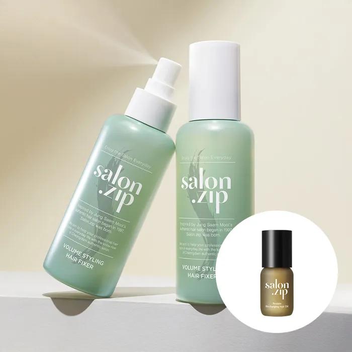 Salon Volume Styling Hair Fixer (+ Hair Oil Mini Free)