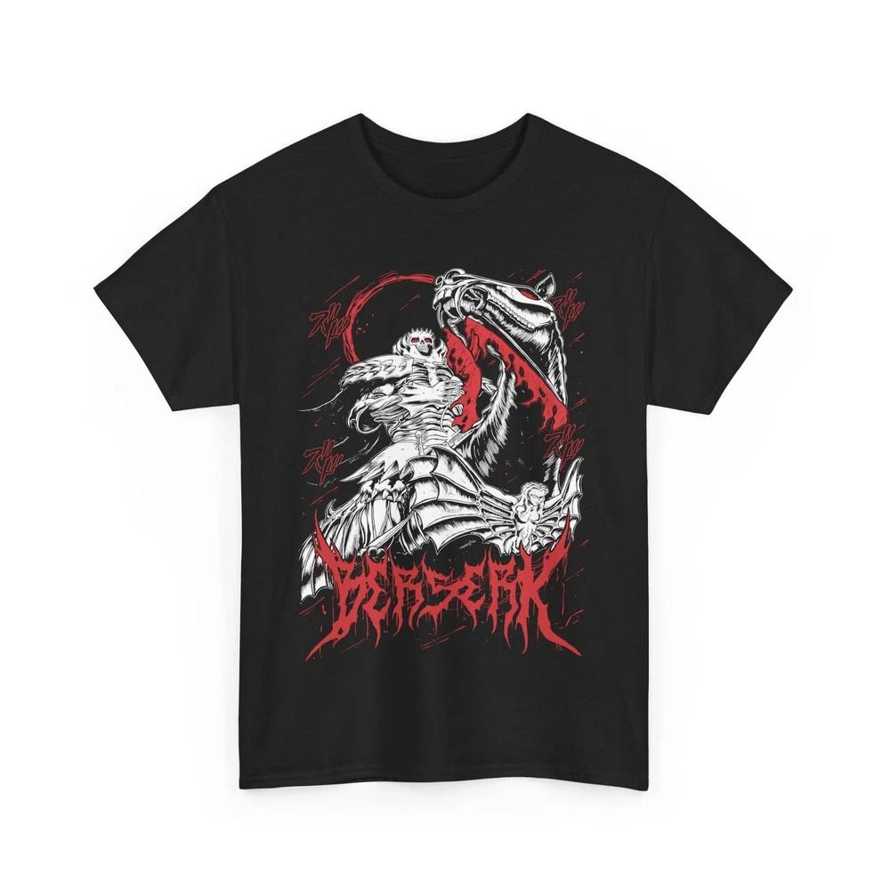 Anime Berserk Anime Tee Guts Unisexga Shirt Black T Shirt S