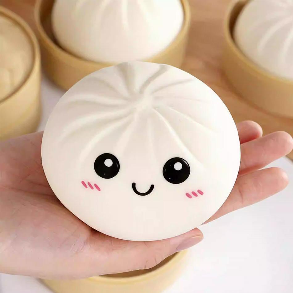 Colorful Dumpling Squishes Stress Balls Reusable Short Rebound Decompression Playthings Dough Ball One-Of-A-Kind Home Decoration Gifts