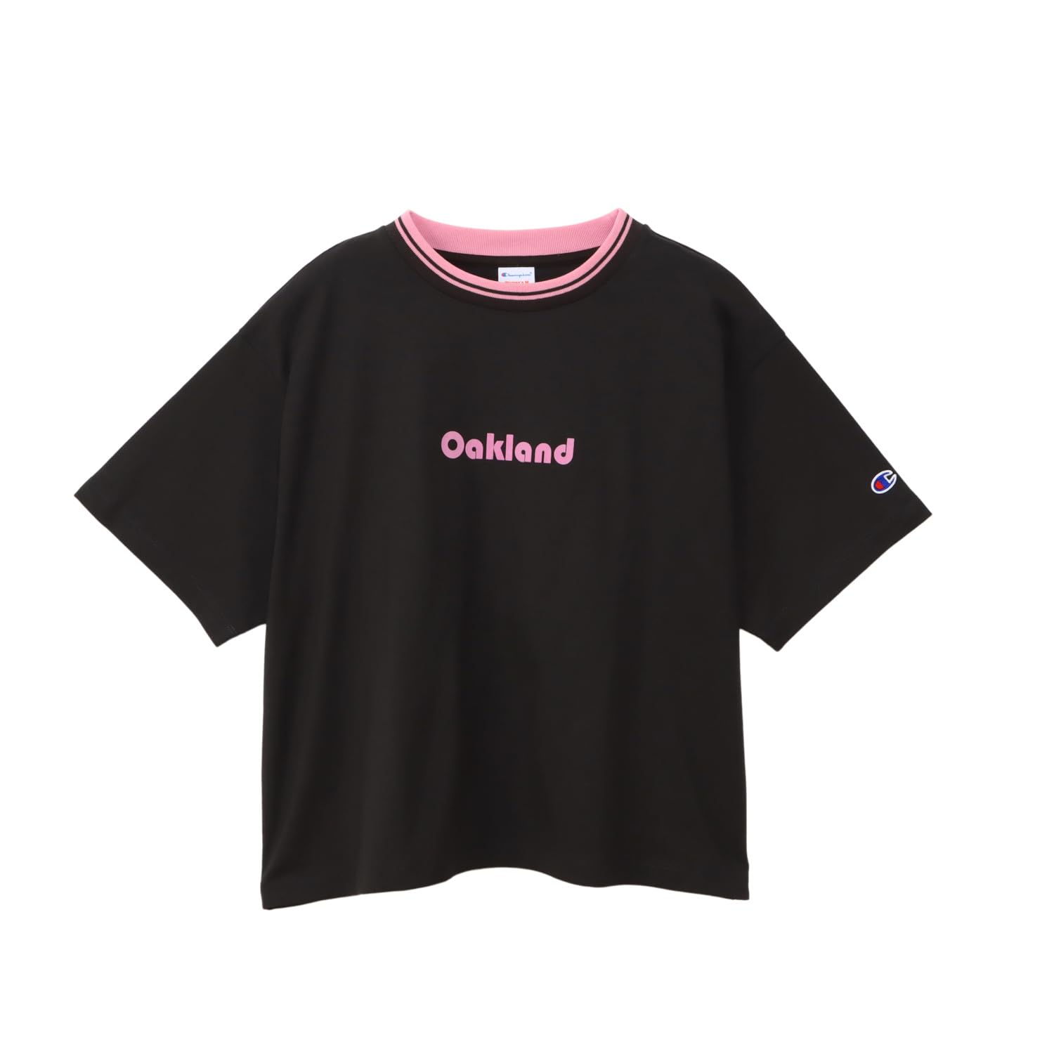 

Champion Casual Short Sleeve Crew Neck Cotton Relax Graphic Garment Women s T-Shirt, 100% USA, Fit, Print, Wash, CW-B303-055-L