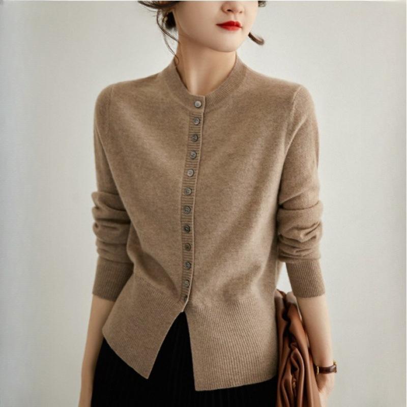 

Элегантный свитер с длинным рукавом женский осенне-зимний для Весеннего фестиваля мягкий вязаный кардиган-пальто One Size верблюд