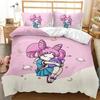 Cartoon S-Sailor-M-Moon Bedding Set,Boy&Girl Duvet Cover Pillow Case Gift, Home Bedroom Quilt Set Large King 260x220cm