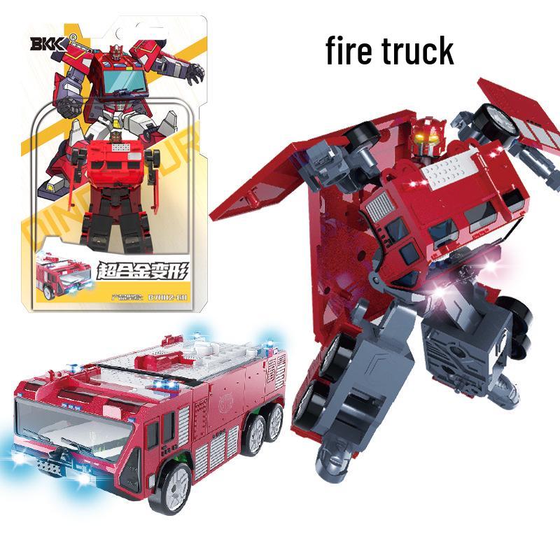 BKK Сплав Инженерный Транспорт Робот: Поезд Кинг-Конга, Военная машина, Экскаватор, Игрушка Бульдозер