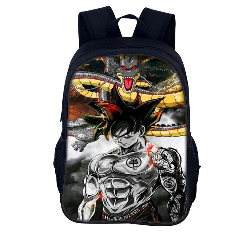 Dragon Ball Ryggsäck För Män Kvinnor Nylon Vardaglig Skolresväska