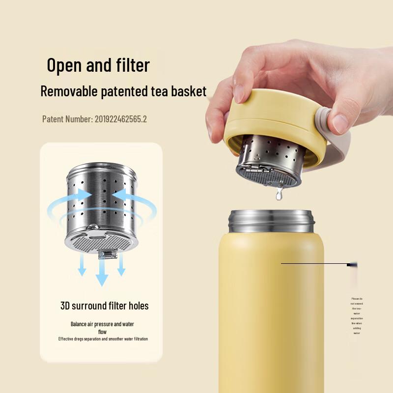 Buydeem Portable Tea Infuser Insulated Mug