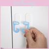 Adhesive Hooks Plastic Wall Mounted No Drill Installation Modern Home Decor