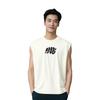 Li Ning Tank Tops Men's Ivory Crew Neck Moderate Straight Fit AVSV067-1