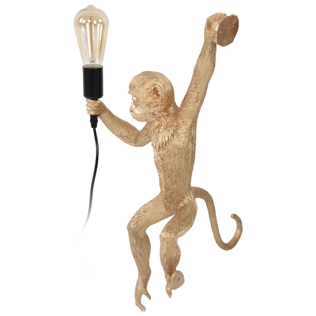 E27 Monkey Wall Lamp Strong Bearing Capacity Monkey Pendant Light for Household