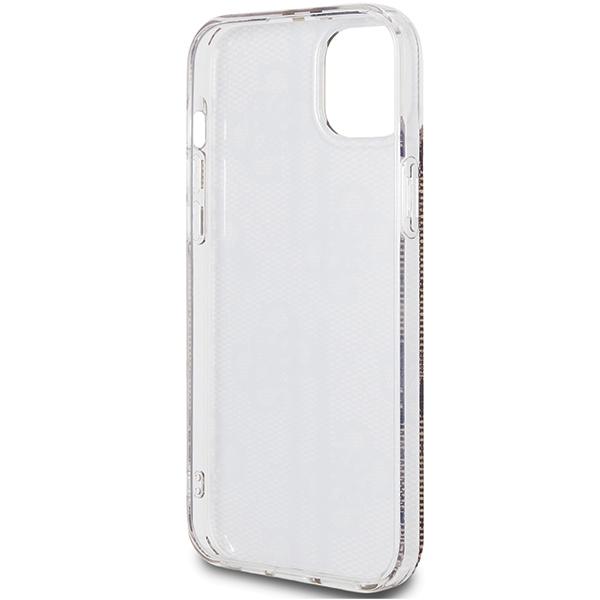 Guess Guhcp15Mh4Psegw Iphone 15 Plus / 14 Plus 6.7 Brązowy/Brown Hardcase Iml 4G Złoty Pasek