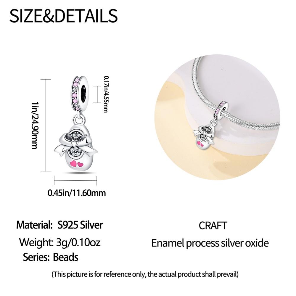 Charm Bead Charms Authentic copper Baby Shoes Ideal For Mothers Day Bead Charms Compatible With Bracelets Diy Fine Gift Women Delicate Jewellery Acce