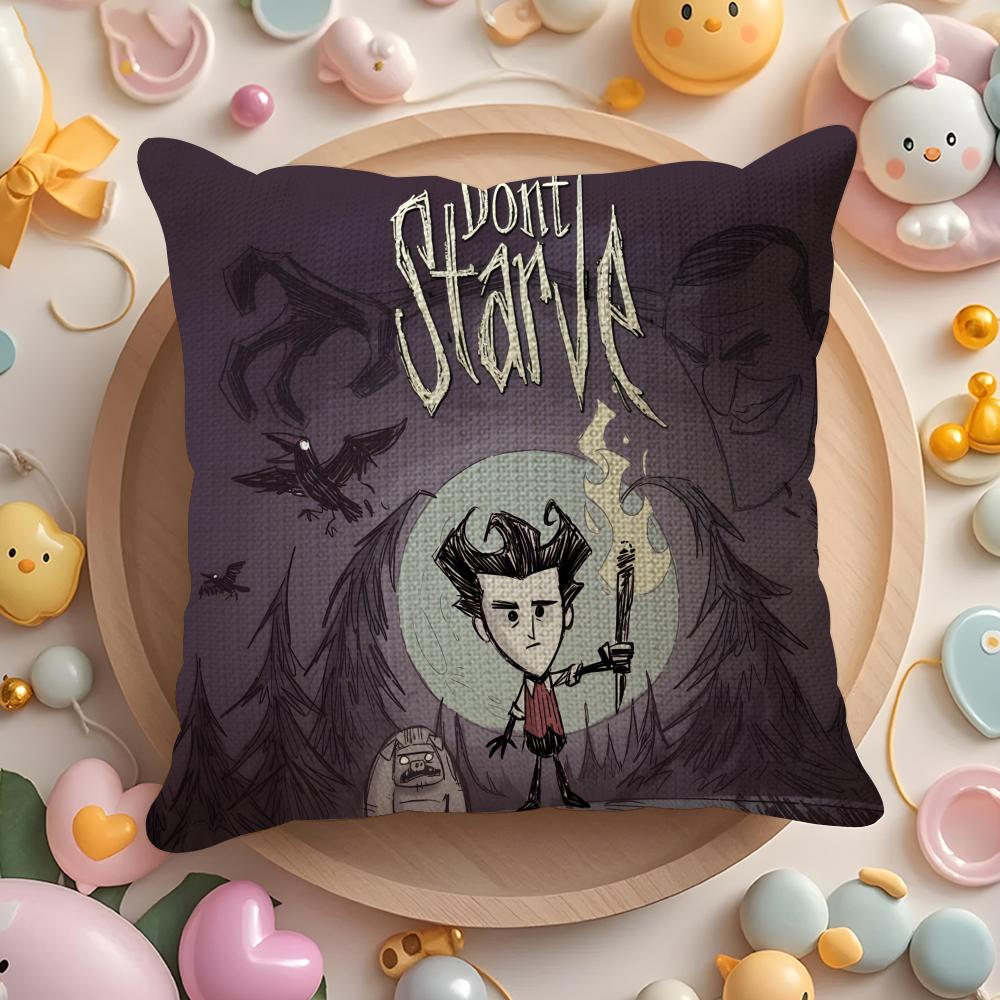 Hot-Game Dont Starve Art For Game Pillow Case Pattern Printed Pillowcase for Living Room Sofa Cushion Cover & Bedroom Decor