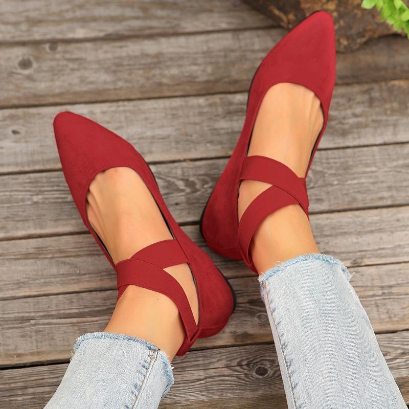 Large size casual shoes women's spring and summer new foot cover Doudou women's shoes shallow mouth flat sole shoes