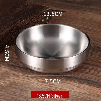 ZISIZ 304 Stainless Steel Korean Style Dipping Sauce Bowl