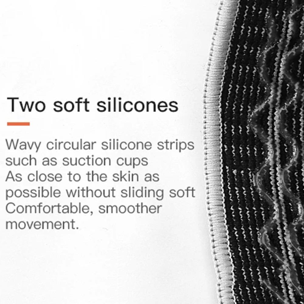 1 Pair Breathable Silicone Knee Pads High Elastic Knee Braces Sports Knee Pads  Yoga