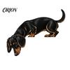 Animal Door Topper Wooden Dachshund Topper, Cute Handcrafted Dog Sign, Rustic Wall Art Decor Figurine for Front Porch, Indoor Outdoor Accent,