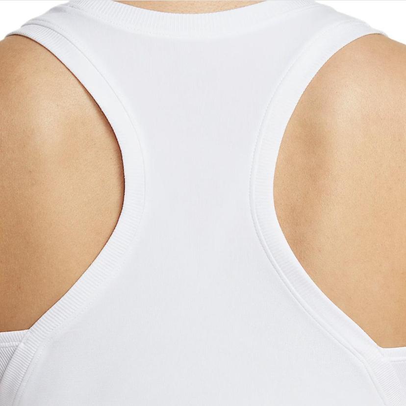 Nike Victory Dri-Fit Comfortable Stylish Fitted Versatile Tennis Shirt Women Tops White FQ1781-100