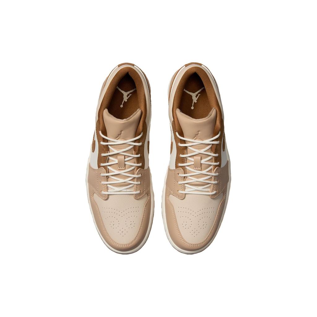 Air Jordan 1 Low SE Hemp Oatmeal Herren Sneakers Braun Sail Light-British-Tan HF5753-221