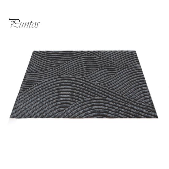 

Килимок для дверей видаляє бруд Перероблена протиковзаюча основа Геометричний візерунок, який можна вирізати. Внутрішнє/зовнішнє використання. Вхідний килимок для кухні, гаража D