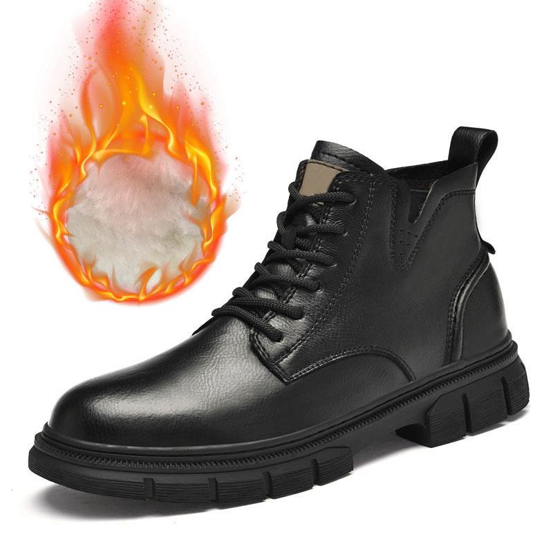 

Популярные ботинки Мартин мужская обувь весенне-осенние ботинки средней высоты мужские ботинки британские высокие короткие ботинки повседневная рабочая обувь 45