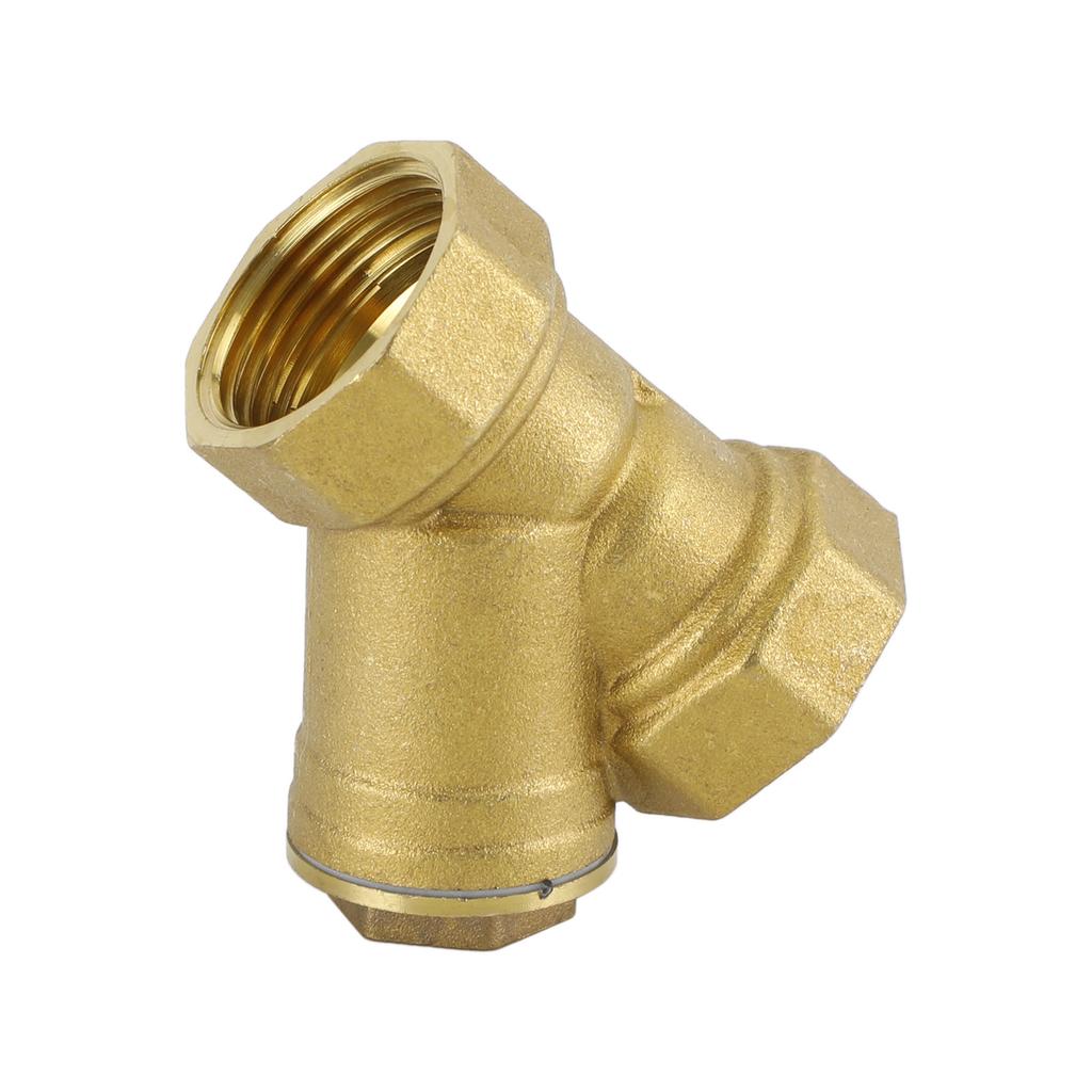 1" Female NPT Brass Y Strainer For Fire Alarm Lines and Plumbing
