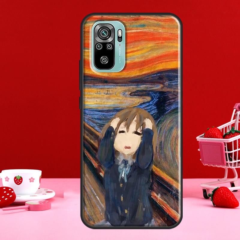 K On! Hirasawa Yui For Redmi Note 10 Pro Case For Redmi Note 11 Pro Note 8 9 Pro 9S 10S 11S 9C 9A 9T Cover