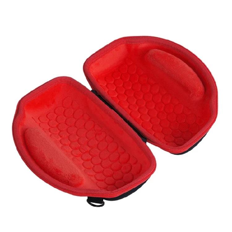 Secure Zippered EVA Enclosure For Wireless Voice Devices Tear Resistant Fabric Reinforced Corner Security красный