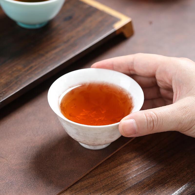 Crystalline Glaze Ceramic Conical Teacup