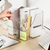 PET A4 Storage Filing Box Transparent Paper File Organizer  Desktop Supplies