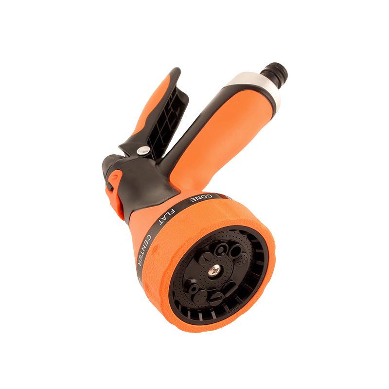 Rubberized 10-Function High-Pressure Shower Head Water Gun for Gardening & Car Wash