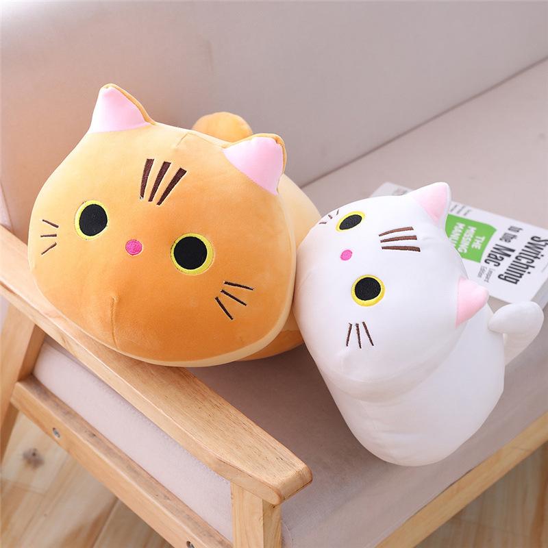Cute Soft Cat Plush Doll Soft Cat Plush Toy Sleeping Pillow Rag Doll