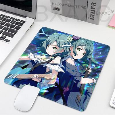 Anime BanG Dream Mouse Pad Small Mouse Pad Desk Pad Desktop Computer Keyboard Wireless Mouse Boy Girl Gift for Play Games