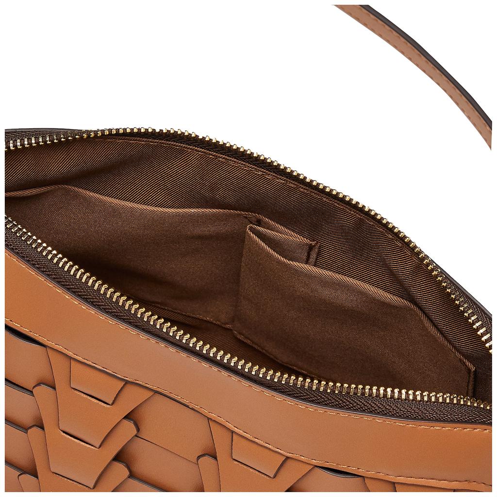 Vegan View V Piece Mesh Shoulder Bag, Women's, Camel (22)