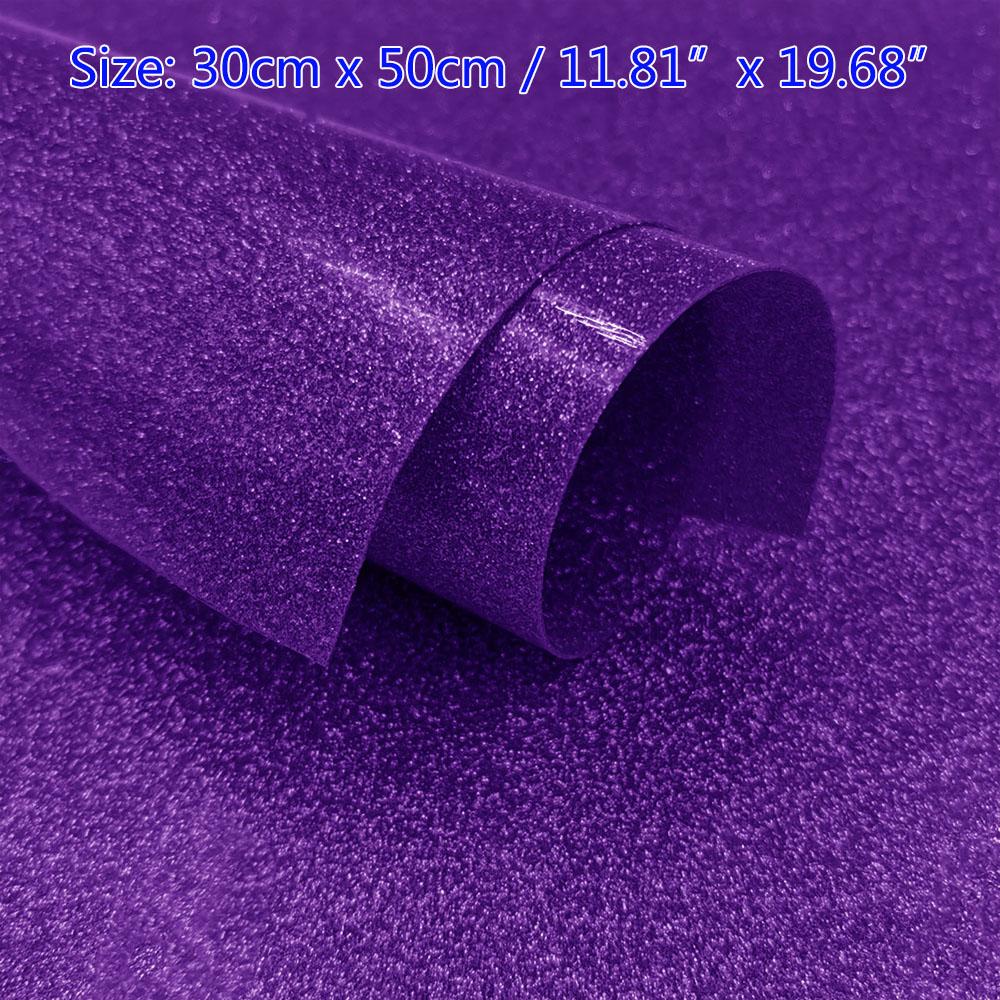 Sheet Glitter Shiny Heat Transfer Vinyl Iron-on Heat Press HTV T-shirt Textiles Cricut Iridescent Craft Cutter Film Sparkle