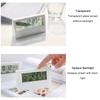 LCD Multifunctional Electronic Alarm Clock Student Mute Simple and Creative Children Bedroom Bedside Smart Digital Clock