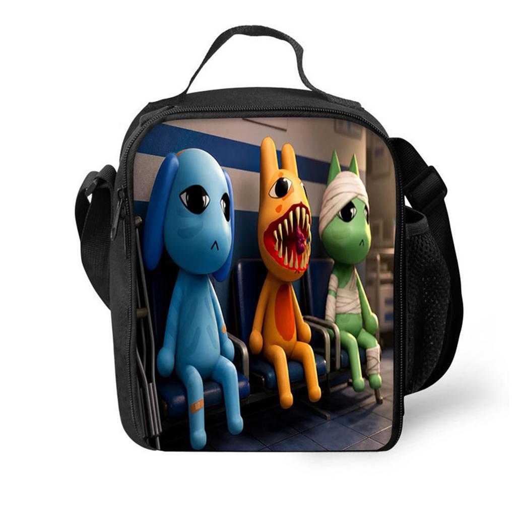 Kids Lunch Bag with Ice Pack for School - Animal Themed Bento Box