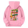 Child Fashion Lightweight Long Sleeve Pullover With Pockets  Print Hoodie