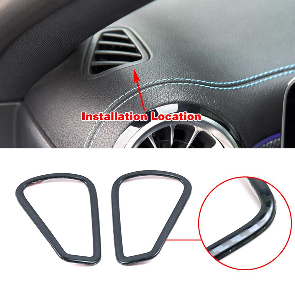 Culoarea fibră de carbon pentru Mercedes Benz CLA Clasa C118 CLA180 CLA200 CLA220 CLA260, autocolantă de decorare a piesei interioare de stil auto