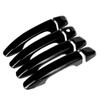 8Pcs/set Car Exterior Door Handle Cover Trim Gloss Black ABS Cap Auto Replacement Parts for Honda Accord