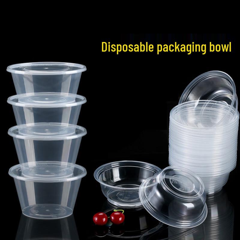 Disposable Round Plastic Food Containers