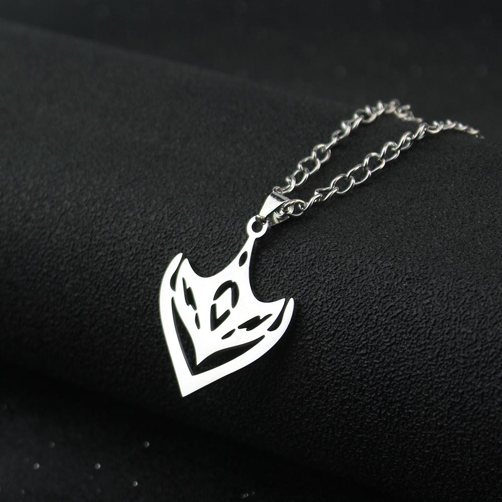 

Genshin Impact кулон ожерелье подростковое милое аниме мультфильм призрак ожерелье из нержавеющей стали для мужчин женщин ювелирные аксессуары подарок