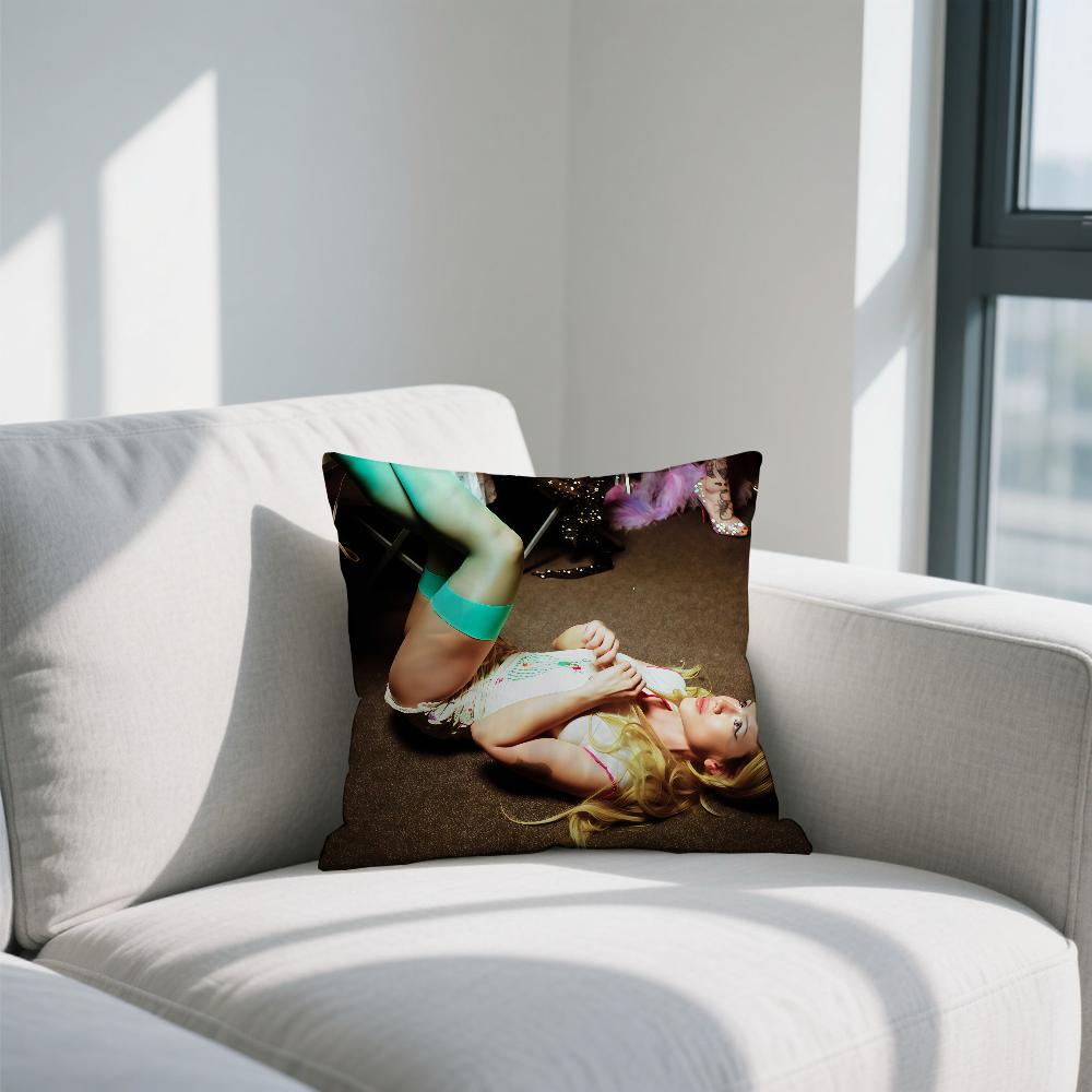 Singer S-Slayyyter CANNIBALISM cushion cover Double Sided Printed Polyester Pillowcase Pattern Decorative Zipper Cushion Cover