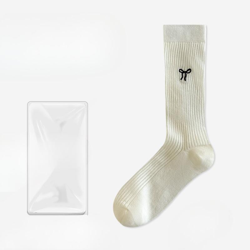 Women's Summer Cotton Breathable Deodorant Sweat Absorbing Tube Socks