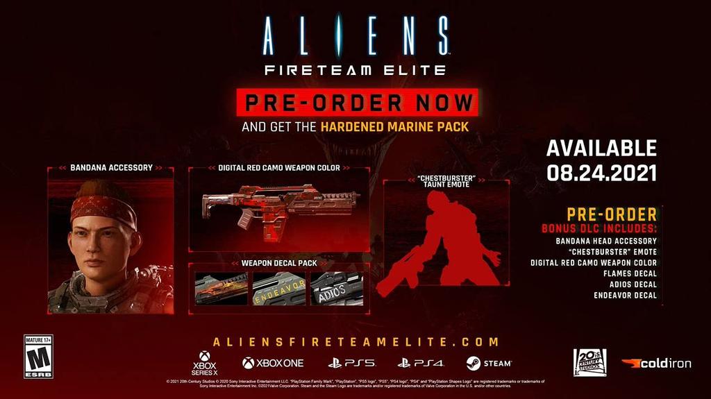 Aliens Fireteam Elite North PS5 (Importer versjon Amerika) -