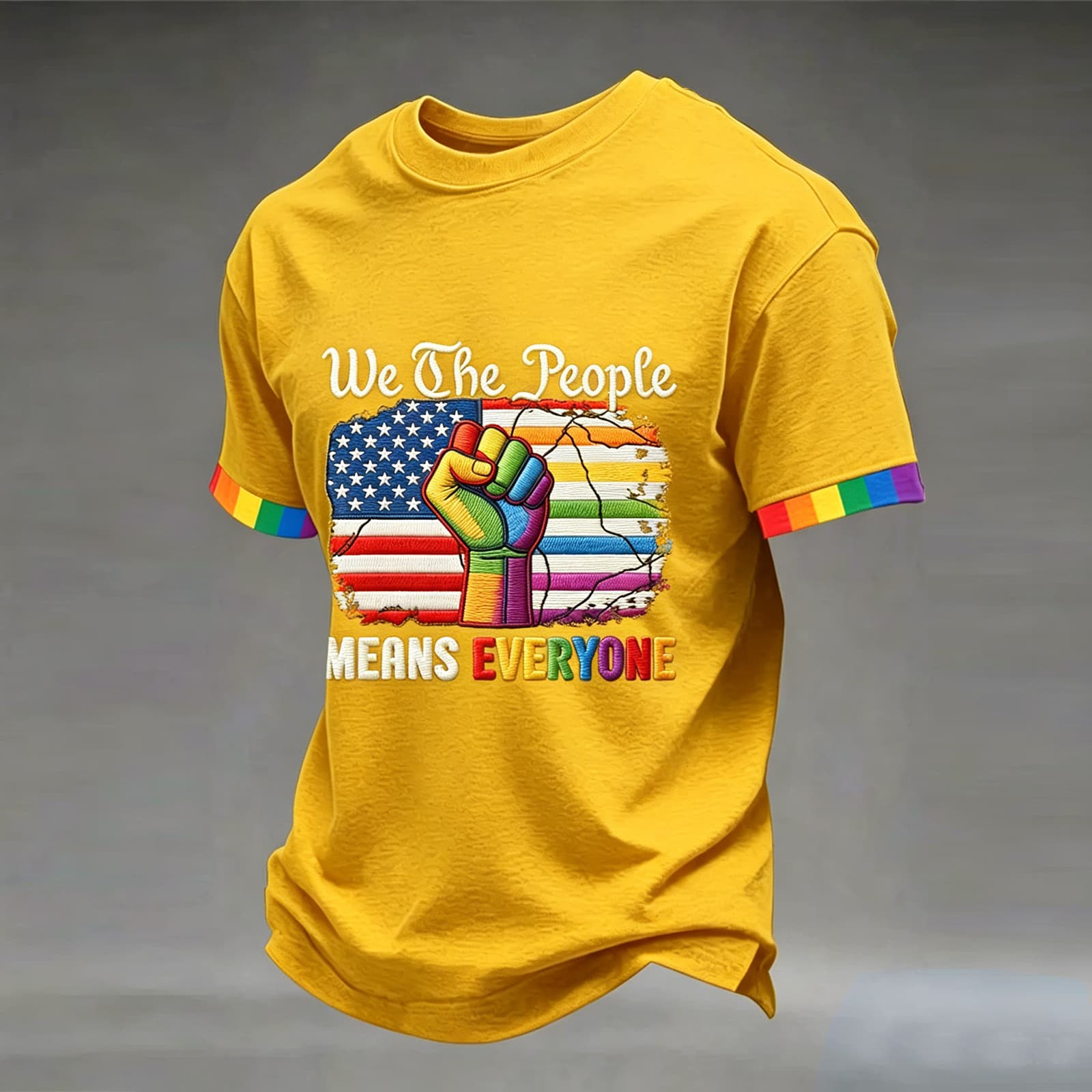 

Men s Casual Round Neck Short Sleeve T-Shirt XL жовтий
