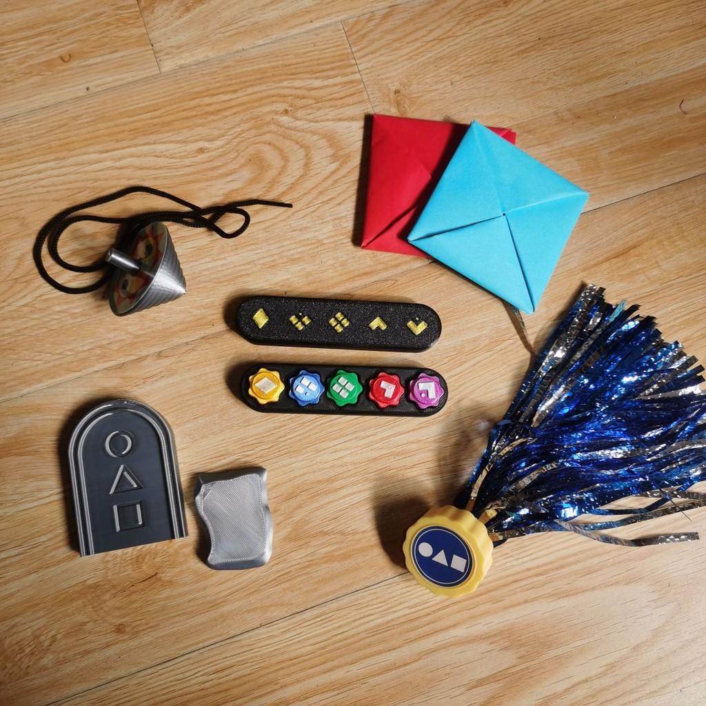 Squid Gonggi Game Korean Board Games Hand Eye Coordination Toy Party Prop Gift