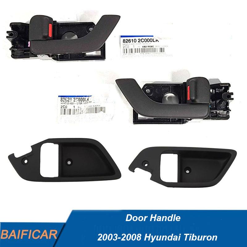 Brand New  Door Handle 4PCS Set 82610-2C000LK 82620-2C000LK 82611-2C000LK 82621-2C000LK For 2003-2008 Hyundai Tiburon