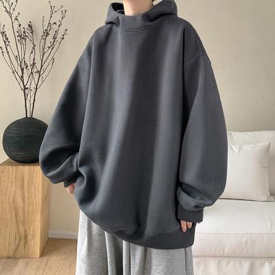 Spring and Autumn New Teen Fashion Trend Hooded Sweater Men's Casual Loose Shoulder, Jacket