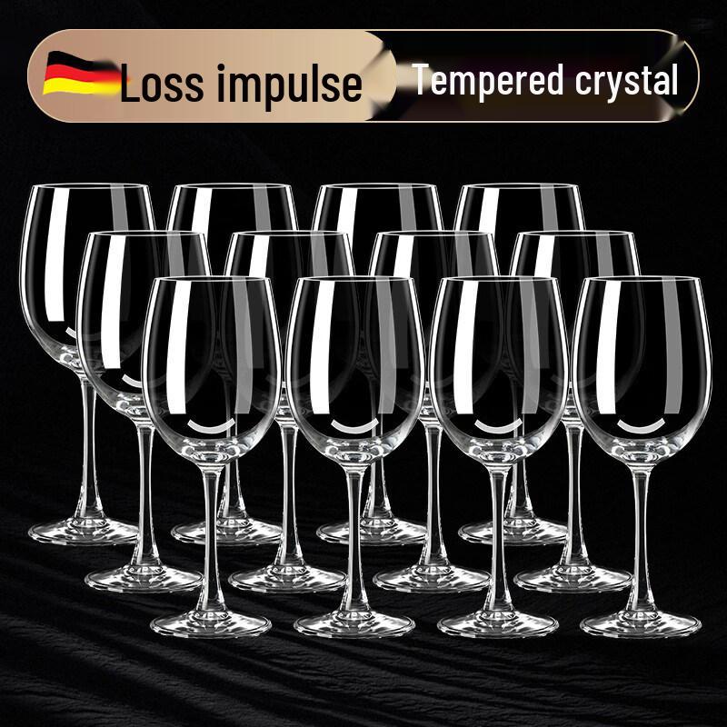 ZISIZ European Style Handmade Red Wine Glass Set