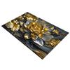 3D Floral Bath Mat Diatomaceous Earth Absorbent Floor Mat Non Slip Realistic Flower Bathroom Rug
