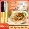 200/300/500ml Oil Spray Plastic Household Kitchen Oil Spray Bottle or Oil Brush Nebulizing Mist Filling Cooking Dual Use BBQ
